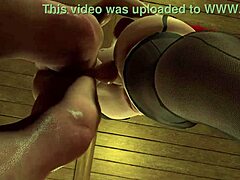 Roztomilá MILFka s velkými kozy je v 3D porno videu v prdeli
