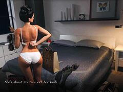 3DインタラクティブセックスでのPOVゲーム:熟女の女将が手コキなどを提供する