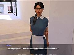 Moden mor får anal fra politibetjent i 3D-spil