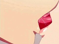 Japanese mommy gets face fucked and pounded hard in animated hentai video