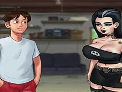 Uncensored cartoon gameplay with mature and teen MILF