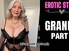 Asmr and eroticism: Granny and young couple's sensual encounter