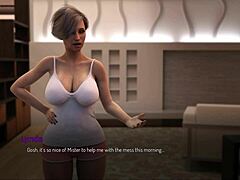 Une étudiante aux gros seins fait étalage de son gros cul dans une vidéo de jeu de rôle