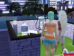 Η Hinata και η φίλη της Madara επισκέπτονται μια πισίνα, όπου η Hinata προσφέρεται να ανακουφίσει τον σύντροφό της κάνοντας μασάζ στα γεννητικά του όργανα και παρέχοντας πρόσβαση στους γλουτούς της