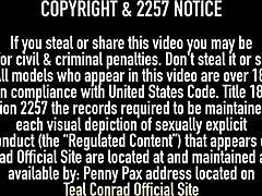 Teal Conrads erotische video met grote natuurlijke tieten en anaal spel zal je versteld doen staan