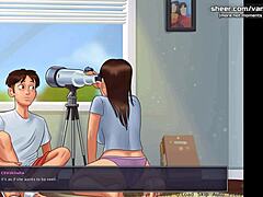 Компиляция горячих секс-сцен с маленькой блондинкой в мультипликационной игре