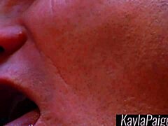 Kayla Paiges, z ogoloną cipką, zostaje pokryta spermą Evana Stonesa po intensywnym seksie