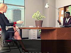 Jessica Oneils intensiva kontorslek i avsnitt 4