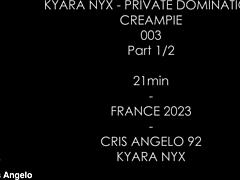 Kyara Nyx ve Chris Angelos, Fransa'da bir creampie ile anal hakimiyet kuruyorlar