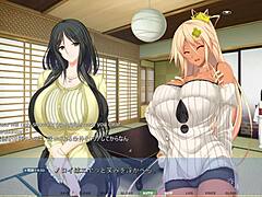First part of the harem journey with the Akumeru family featuring mature and MILF step-mother and step-daughter performing oral sex