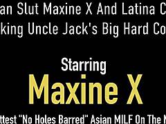 Maxine X y su amante latina disfrutan del gran pene de un hombre mayor