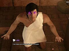 A massagem sensual de Lara Crofts leva a um clímax satisfatório neste vídeo hentai 3D