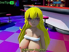 Nikmati pengalaman animasi 3D Futa di bar dengan karakter RWBY