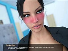 Reifes Videospiel-Gameplay und große Titten im Anime-Stil in Milfy City Cap 63