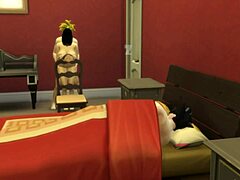 Porno 3D hardcore yang menampilkan seorang wanita yang sudah menikah tertangkap melakukan masturbasi oleh anaknya Gohan