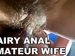Loud moans and a messy asshole get filled in amateur anal video