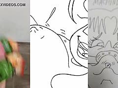 נערה הנטאי שמנה עם ציצים גדולים מזיין בחור וארנב בסרטון לוהט