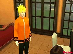 Den modne husmor Hinata nyder en vild aften med sin stedsøn Naruto