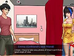 Pussy Licking and Lockdown Fun in Animated Cartoon
