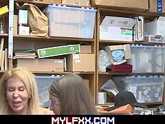Shoplyfter mylf - stepgrandma and stepdaughter filmed stealing fuck to avoid jail