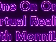 Capsx studios presents a hot 1 on 1 VR video with Monniluv