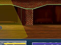 Muscaty, busty hentai-pelin kuningatar, kohtaa useita vihollisia vaiheessa 2 ja saa kovaa nussia